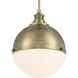 Vorey 1 Light 13 inch Oxidized Aged Brass Pendant Ceiling Light